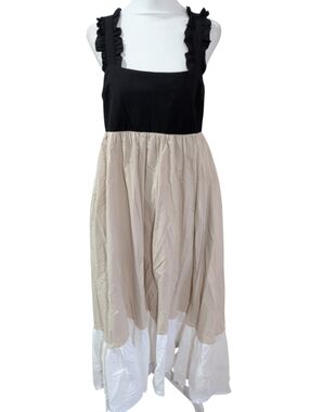 New StitchDrop Cute Ruffle Sleeves High Low Dress